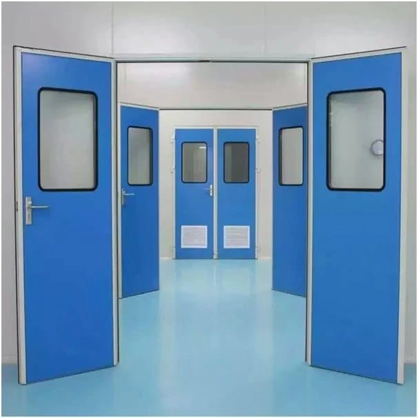 Single Leaf Shutter Clean Room Door: SS 304 Sheet